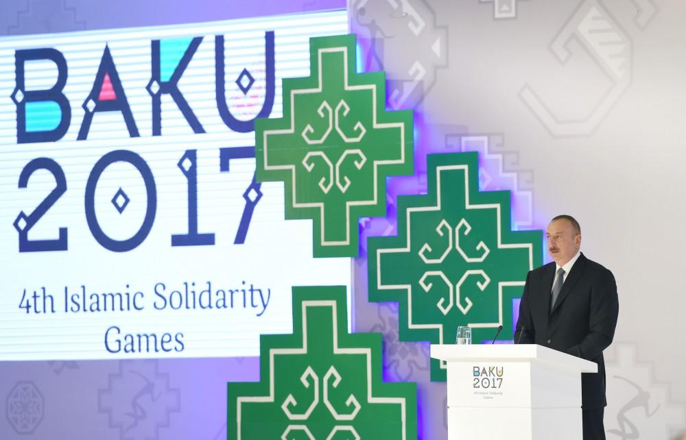 Azərbaycan Prezidenti: IV İslam Həmrəyliyi Oyunlarının Təşkilat Komitəsi Mehriban Əliyevanın rəhbərliyi ilə çox böyük iş görüb