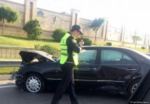 Aeroport yolunda zəncirvari qəza - Yaralılar var (FOTO)