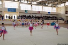 Kürdəmirdə bədii gimnastika üzrə 3-cü Kubok yarışı keçirilir (FOTO)