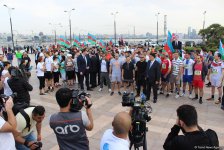 28 May - Respublika Günü münasibətilə yürüş keçirilib (FOTO)