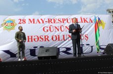 28 May - Respublika Günü münasibətilə yürüş keçirilib (FOTO)