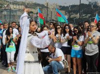 28 May - Respublika Günü münasibətilə yürüş keçirilib (FOTO)