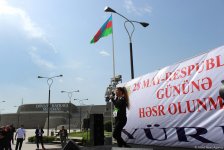 28 May - Respublika Günü münasibətilə yürüş keçirilib (FOTO)