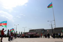 28 May - Respublika Günü münasibətilə yürüş keçirilib (FOTO)