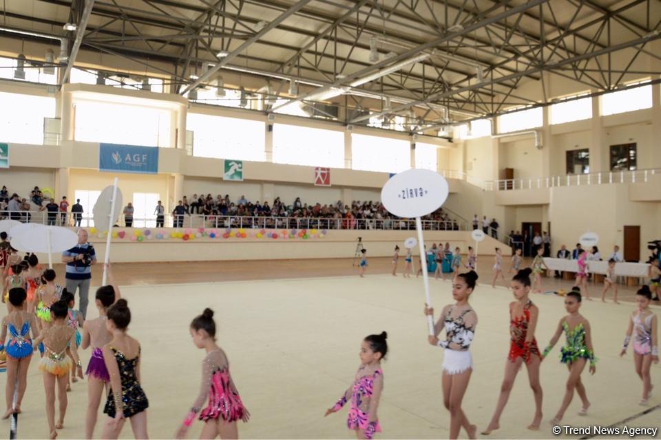 Kürdəmirdə bədii gimnastika üzrə 3-cü Kubok yarışı keçirilir (FOTO)