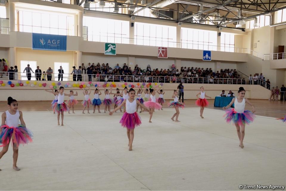 Kürdəmirdə bədii gimnastika üzrə 3-cü Kubok yarışı keçirilir (FOTO)