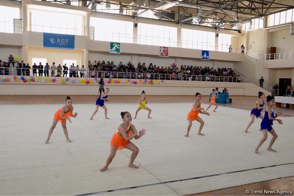 Kürdəmirdə bədii gimnastika üzrə 3-cü Kubok yarışı keçirilir (FOTO)