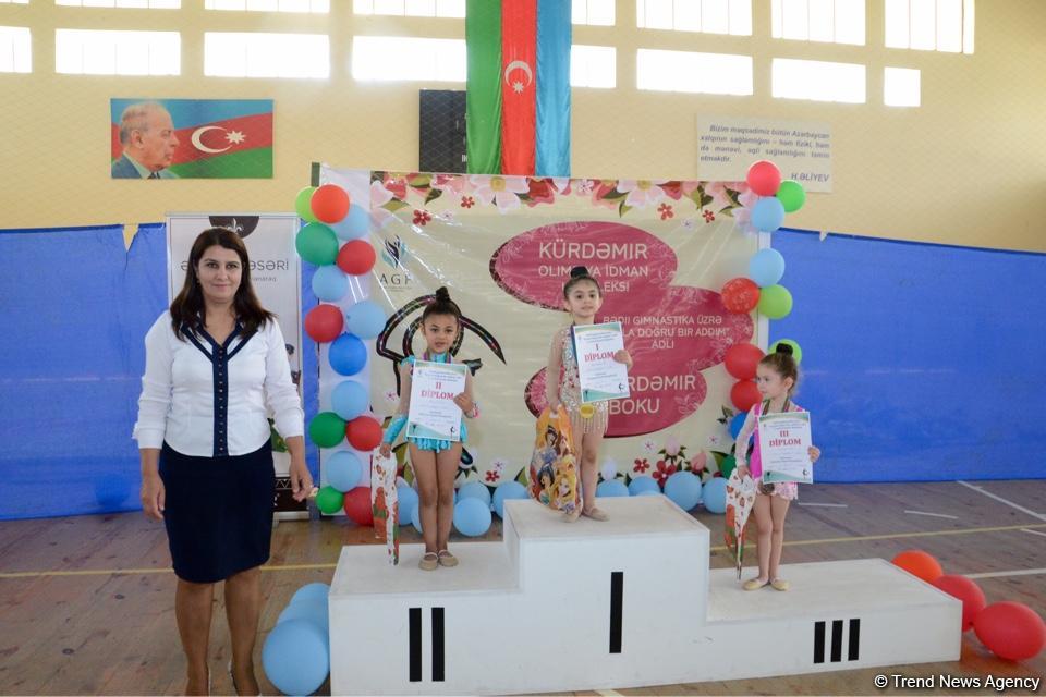 Kürdəmirdə bədii gimnastika üzrə 3-cü Kubok yarışı keçirilir (FOTO)