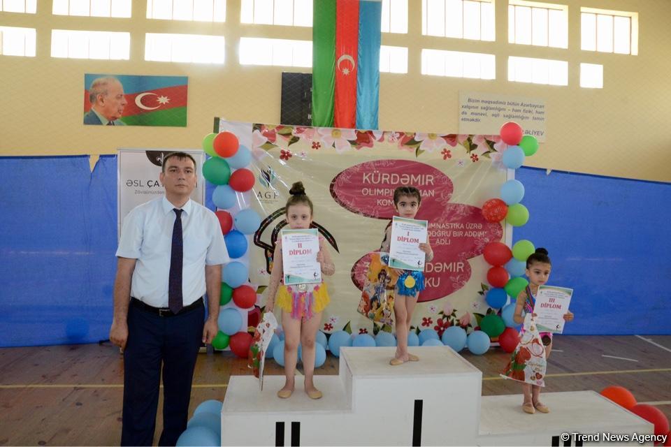 Kürdəmirdə bədii gimnastika üzrə 3-cü Kubok yarışı keçirilir (FOTO)
