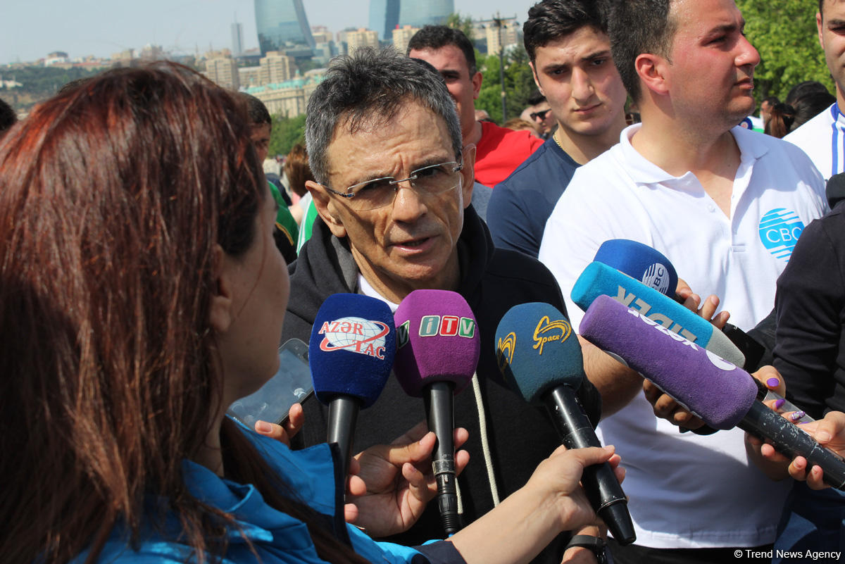 28 May - Respublika Günü münasibətilə yürüş keçirilib (FOTO)
