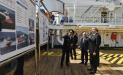 Prezident İlham Əliyev "Cəbrayıl" və "Qubadlı" gəmilərinin istismara verilməsi mərasimində iştirak edib (FOTO) (YENİLƏNİB)