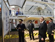 Prezident İlham Əliyev "Cəbrayıl" və "Qubadlı" gəmilərinin istismara verilməsi mərasimində iştirak edib (FOTO) (YENİLƏNİB)