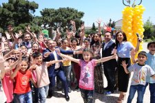 Heydər Əliyev Fondunun vitse-prezidenti Leyla Əliyeva uşaqlar üçün şənlikdə iştirak edib (FOTO)