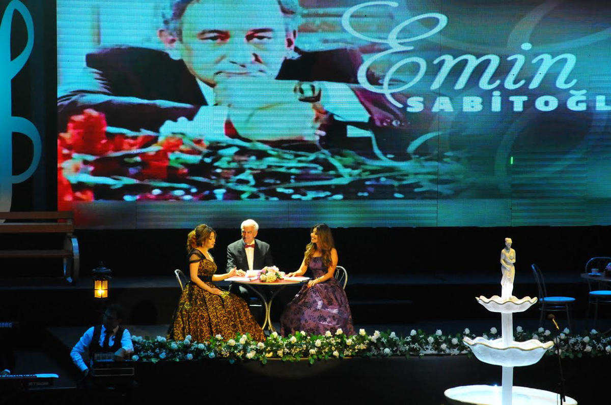 Heydər Əliyev Sarayında Emin Sabitoğlunun mahnılarından ibarət konsert keçirilib (FOTO)