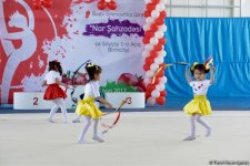 Bədii gimnastika üzrə "Nar şahzadəsi" və Göyçay Açıq birinciliyinə start verilib (FOTO)