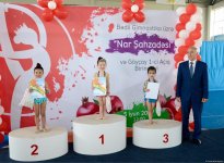 Bədii gimnastika üzrə "Nar şahzadəsi" və Göyçay Açıq birinciliyinə start verilib (FOTO)