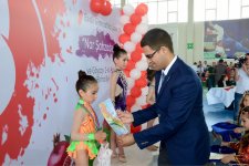 Bədii gimnastika üzrə "Nar şahzadəsi" və Göyçay Açıq birinciliyinə start verilib (FOTO)