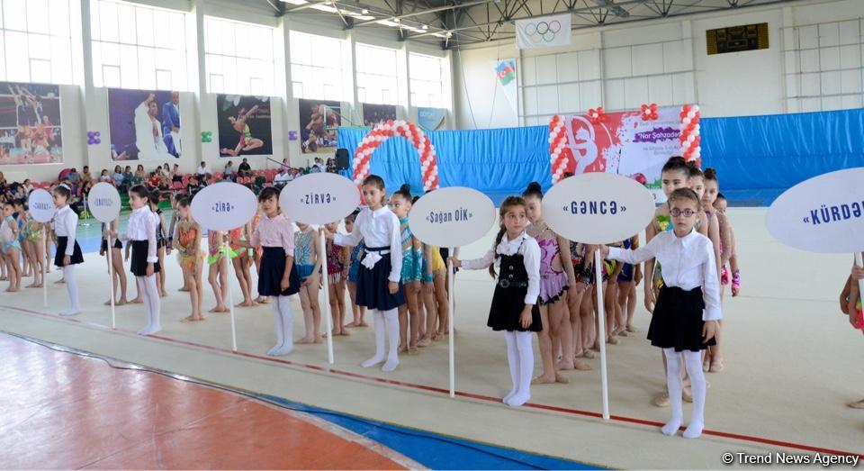 Bədii gimnastika üzrə "Nar şahzadəsi" və Göyçay Açıq birinciliyinə start verilib (FOTO)
