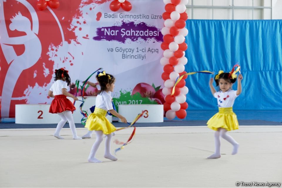 Bədii gimnastika üzrə "Nar şahzadəsi" və Göyçay Açıq birinciliyinə start verilib (FOTO)