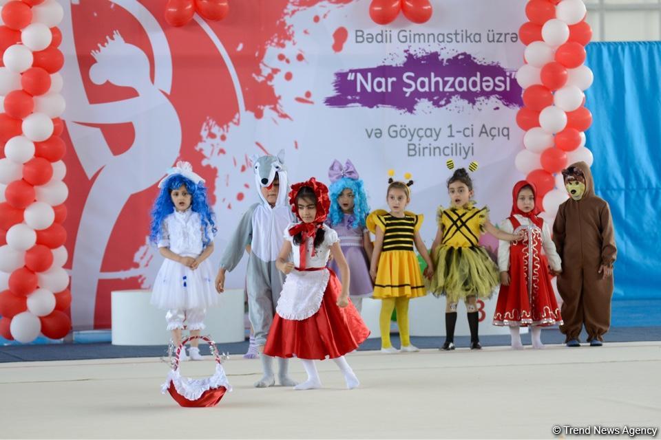 Bədii gimnastika üzrə "Nar şahzadəsi" və Göyçay Açıq birinciliyinə start verilib (FOTO)