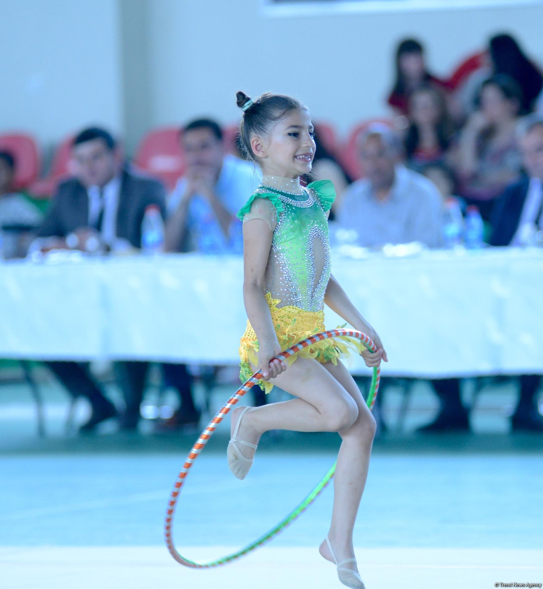 Bədii gimnastika üzrə "Nar şahzadəsi" və Göyçay Açıq birinciliyinə start verilib (FOTO)