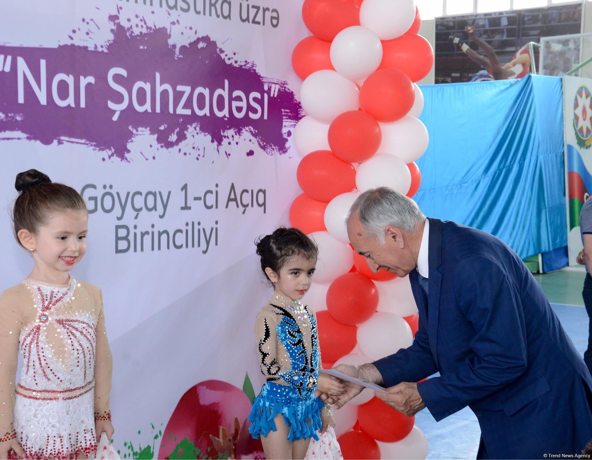 Bədii gimnastika üzrə "Nar şahzadəsi" və Göyçay Açıq birinciliyinə start verilib (FOTO)