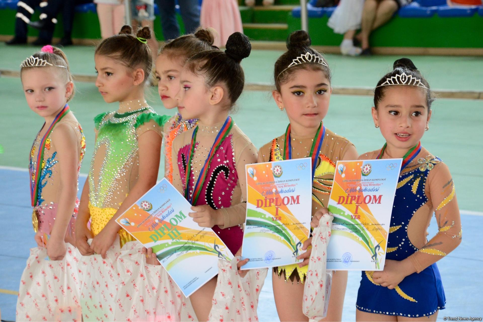 Bədii gimnastika üzrə "Nar şahzadəsi" və Göyçay Açıq birinciliyinə start verilib (FOTO)