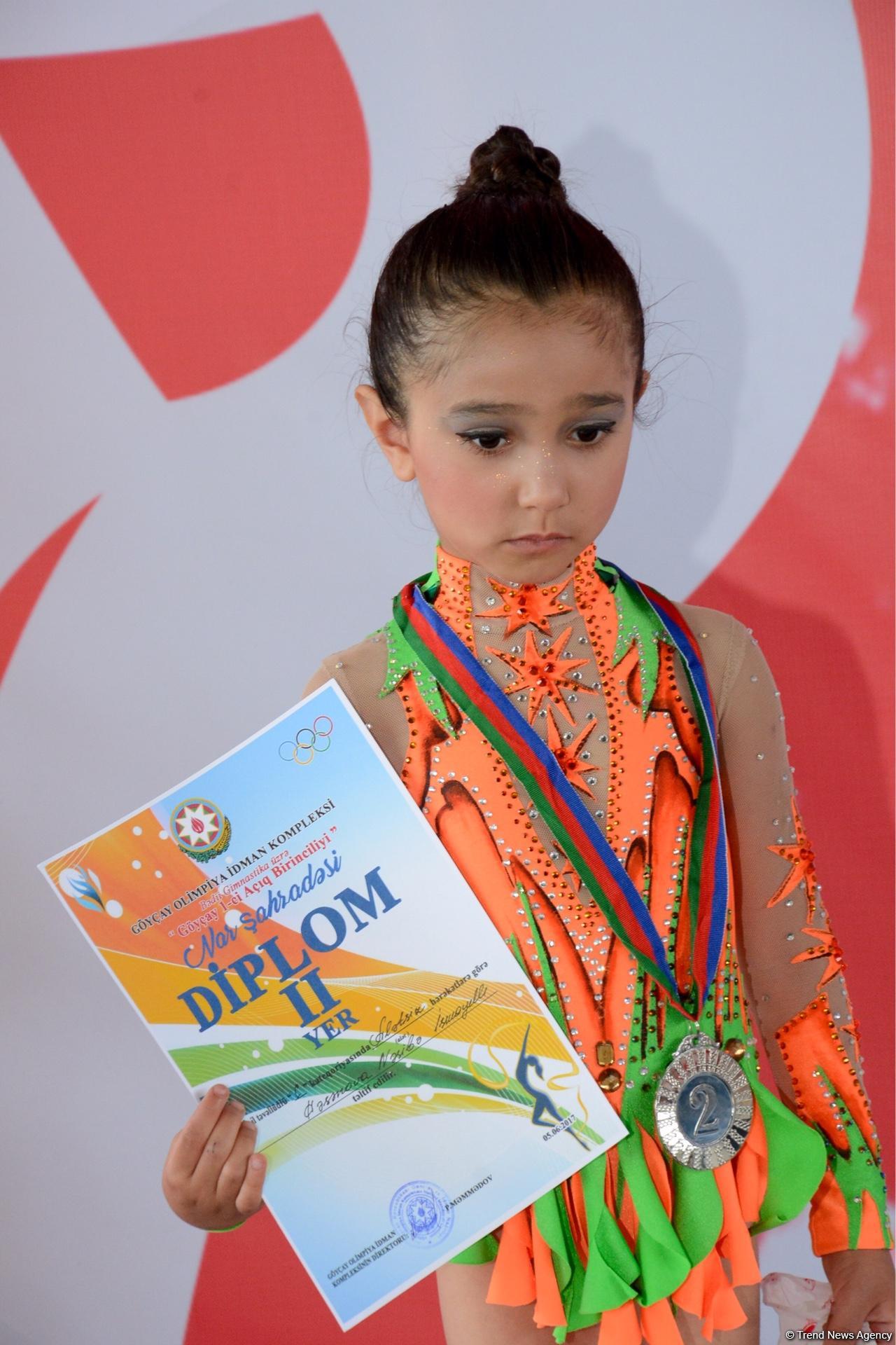 Bədii gimnastika üzrə "Nar şahzadəsi" və Göyçay Açıq birinciliyinə start verilib (FOTO)