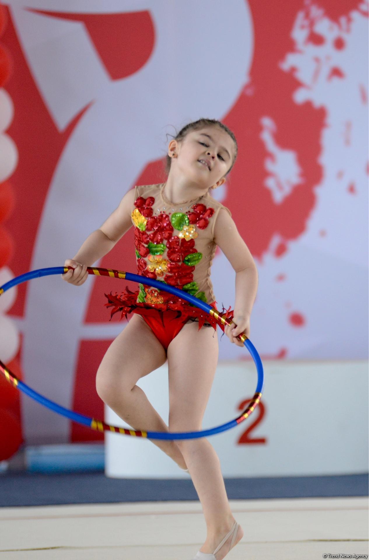 Bədii gimnastika üzrə "Nar şahzadəsi" və Göyçay Açıq birinciliyinə start verilib (FOTO)