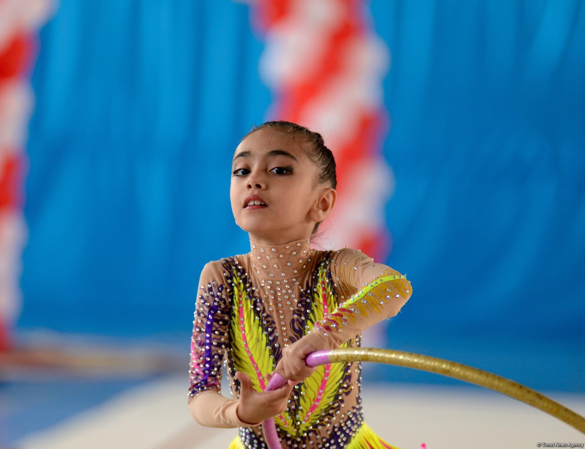 Bədii gimnastika üzrə "Nar şahzadəsi" və Göyçay Açıq birinciliyinə start verilib (FOTO)