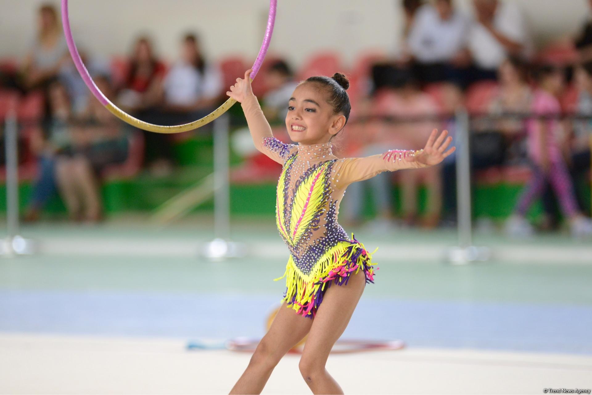 Bədii gimnastika üzrə "Nar şahzadəsi" və Göyçay Açıq birinciliyinə start verilib (FOTO)