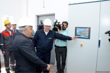 SOCAR Neft Emalı Zavodunda yeni qurğu istifadəyə verib (FOTO)