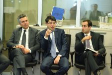 Prezident Administrasiyasının şöbə müdiri Yusuf Məmmədəliyev Gənclər Fondunda olub (FOTO)