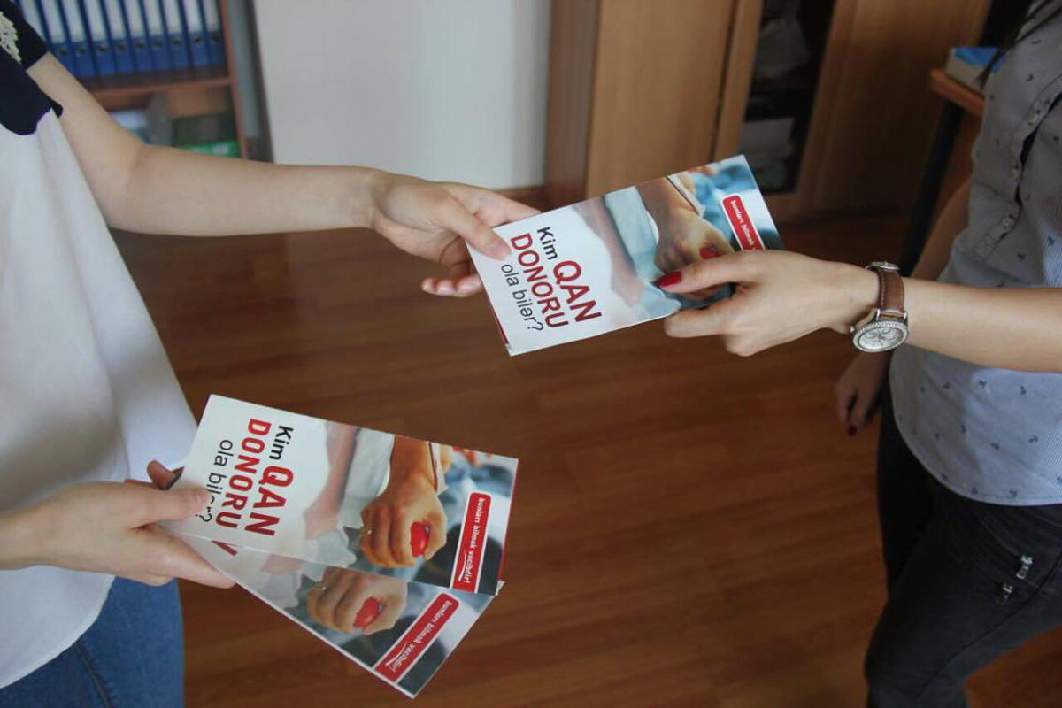 Bilik Fondu Ümumdünya Qan Donorları Günü ilə bağlı aksiya keçirib (FOTO)