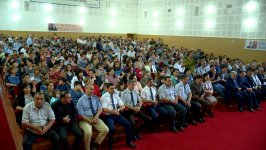 Ağsuda Qurtuluş gününə həsr olunmuş konsert keçirilib (FOTO)