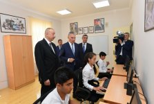 Prezident İlham Əliyev Cocuq Mərcanlıda yeni inşa olunan məktəblə tanış olub (FOTO)