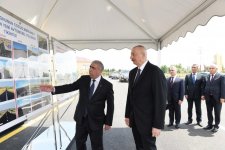 Prezident İlham Əliyev Cocuq Mərcanlı kənd yolunun açılışında iştirak edib (FOTO)