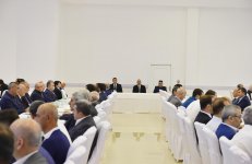 Prezident İlham Əliyev görkəmli alim, akademik Rəfiqə Əliyevanın qırx mərasimində iştirak edib (FOTO)