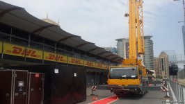 Bakıda Formula 1 treki 4 günə tam hazır olacaq (FOTO)