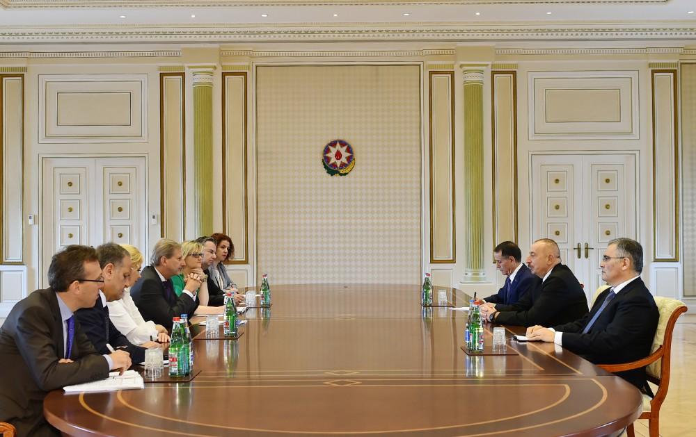 Prezident İlham Əliyev: Azərbaycan Avropa İttifaqı ilə əlaqələrin daha da genişləndirilməsi üçün səylər göstərməyə hazırdır (YENİLƏNİB)