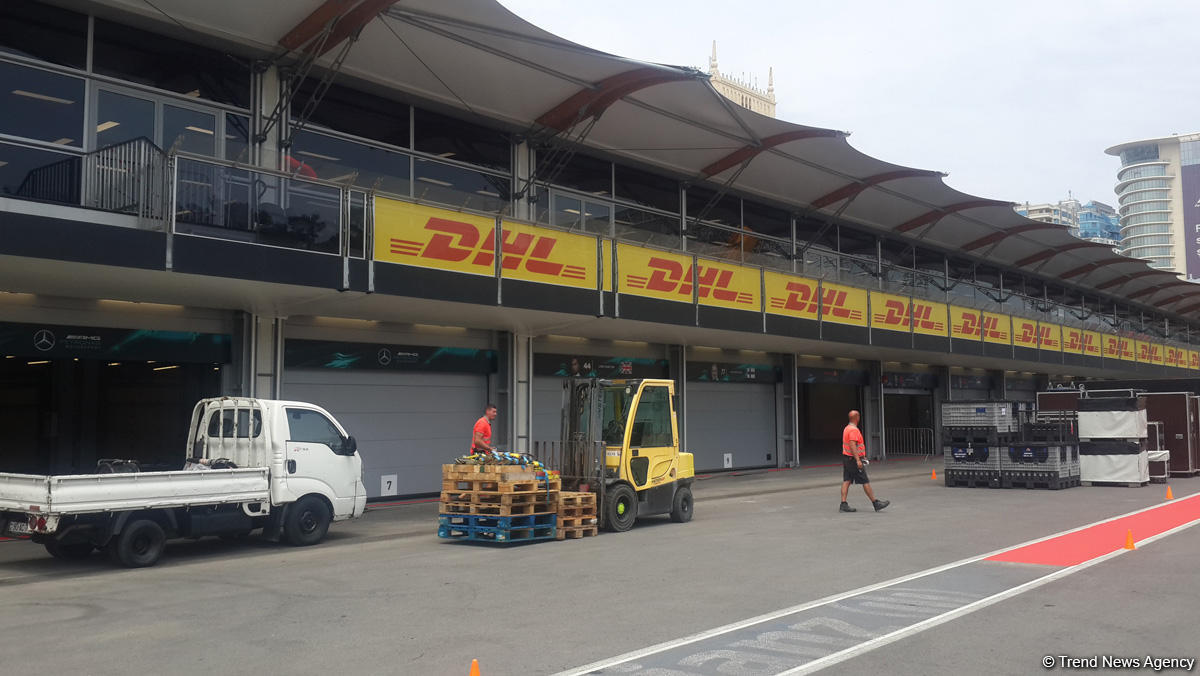 Bakıda Formula 1 treki 4 günə tam hazır olacaq (FOTO)