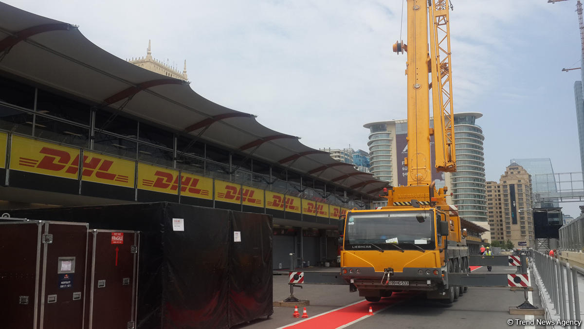 Bakıda Formula 1 treki 4 günə tam hazır olacaq (FOTO)