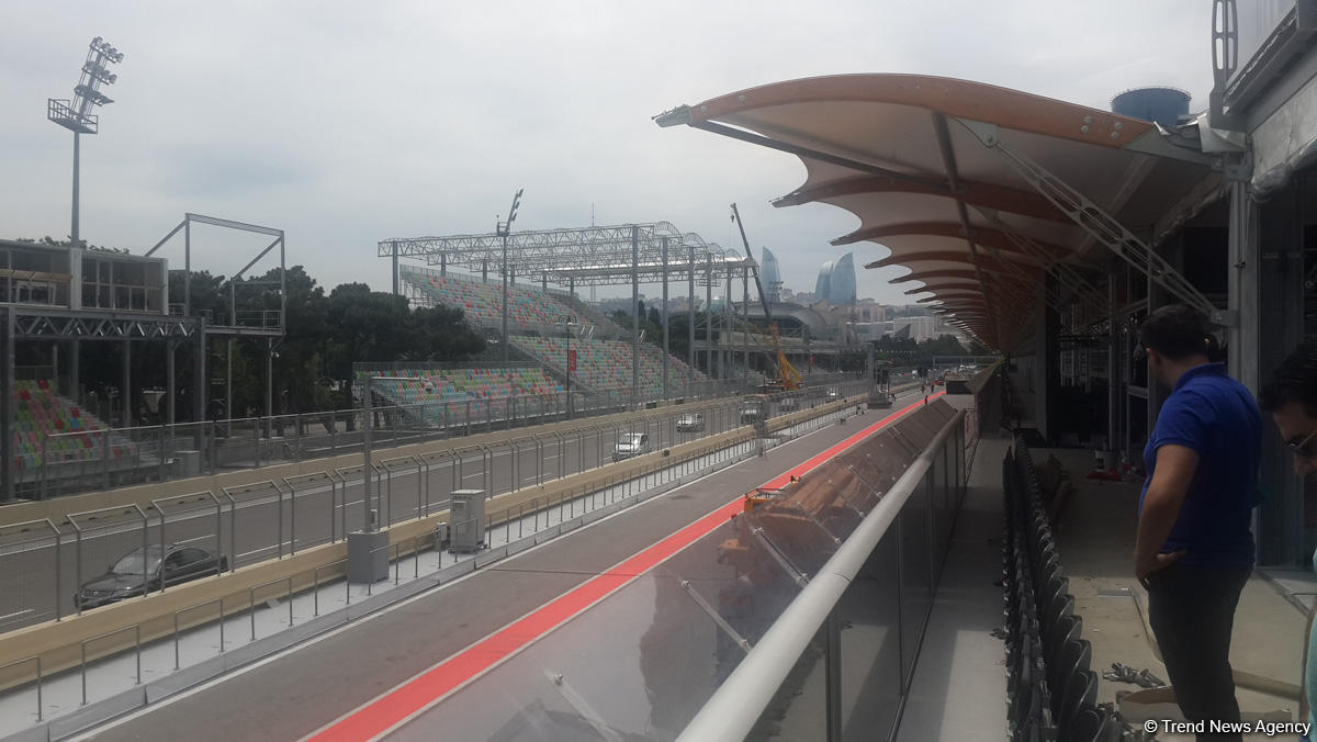 Bakıda Formula 1 treki 4 günə tam hazır olacaq (FOTO)