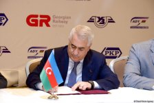 "Cənub-Qərb" nəqliyyat dəhlizi layihəsi üzrə protokol imzalanıb (FOTO)