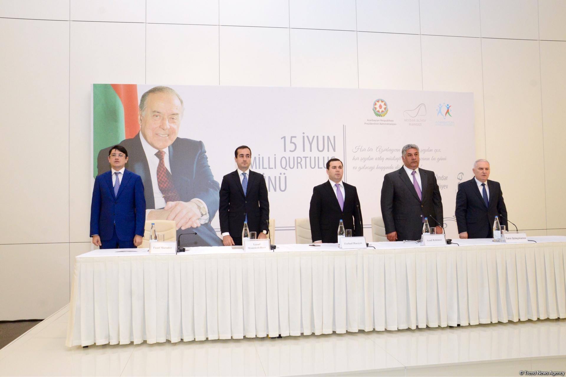 Yusuf Məmmədəliyev: İlham Əliyev və Birinci-vitse prezident Mehriban Əliyeva tərəfindən həyata keçirilən siyasət sayəsində uğur qazanan məhz gənclik olacaq (YENİLƏNİB) (FOTO)