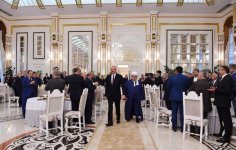 Prezident İlham Əliyev müqəddəs Ramazan ayı münasibətilə iftar mərasimində iştirak edib (FOTO) (Yenilənib 2)