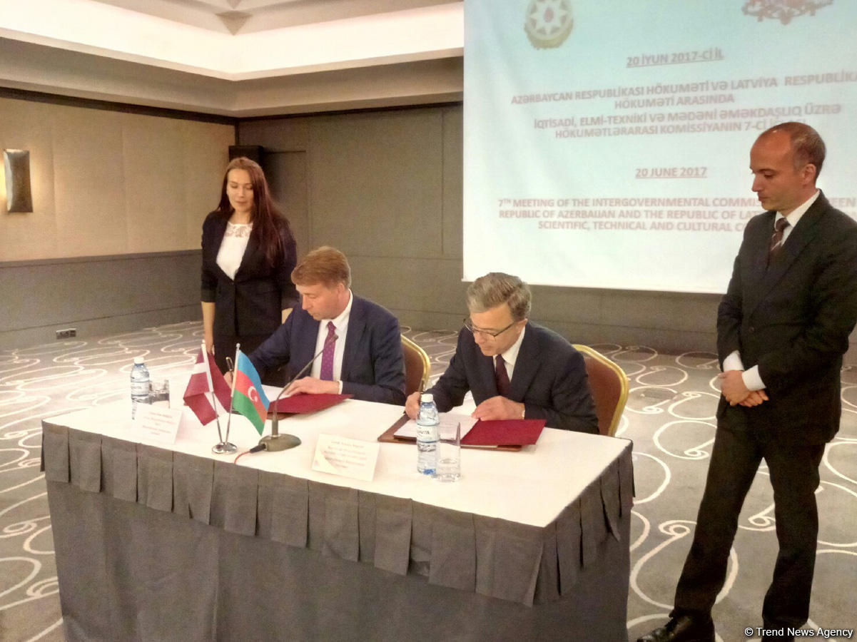 Azərbaycan və Latviya ikitərəfli əlaqələri genişləndirir (FOTO)