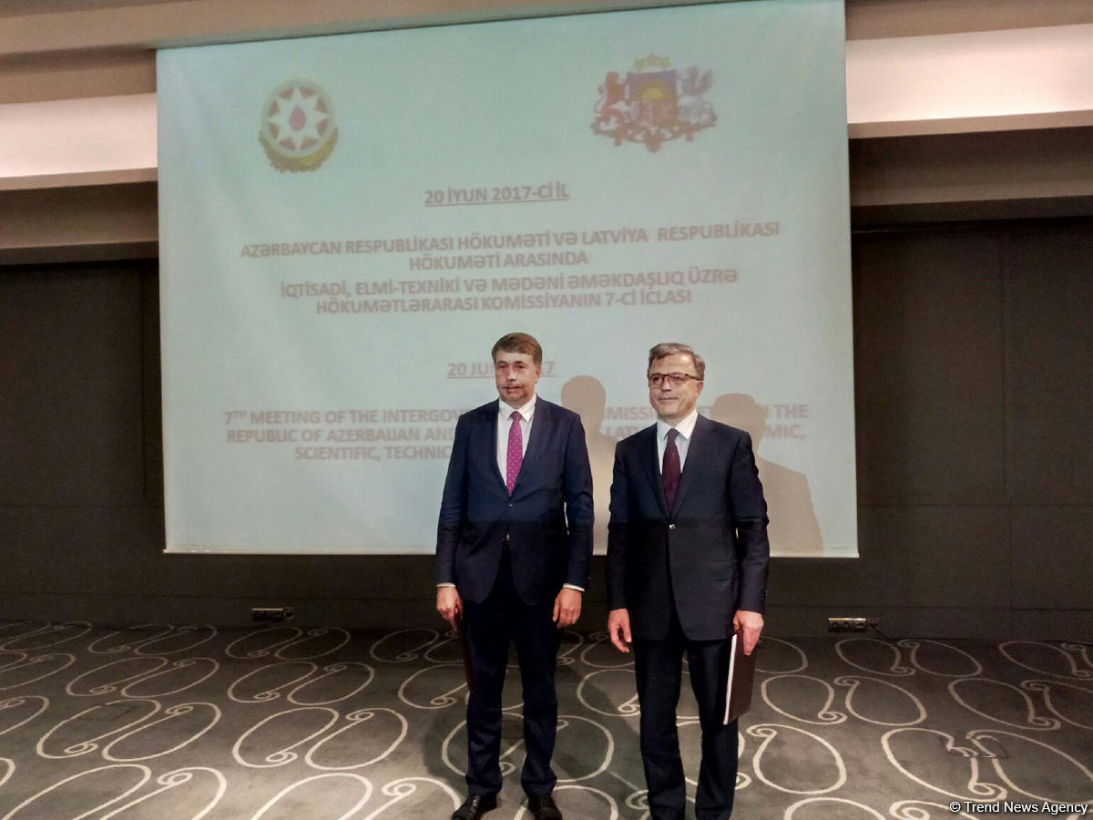 Azərbaycan və Latviya ikitərəfli əlaqələri genişləndirir (FOTO)