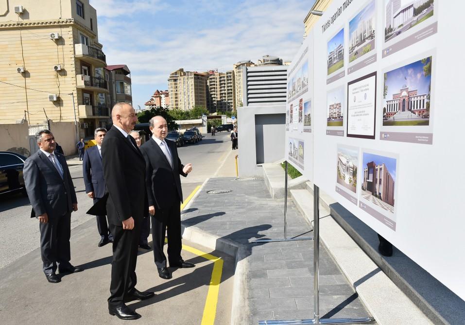Prezident İlham Əliyev Nərimanov Rayon Məhkəməsinin yeni inzibati binasının açılışında iştirak edib (YENİLƏNİB) (FOTO)