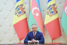 Azərbaycan və Moldova prezidentləri mətbuata bəyanatlarla çıxış ediblər (FOTO) (YENİLƏNİB)